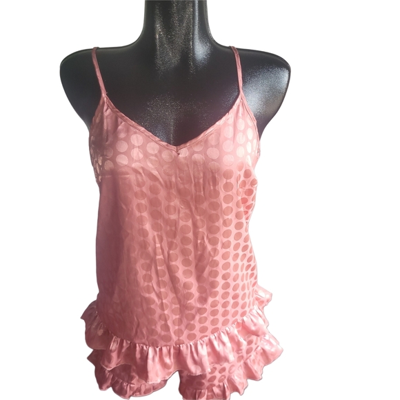 Marilyn Munroe Pink Polka Dot Sleepwear Set S - Picture 1 of 6